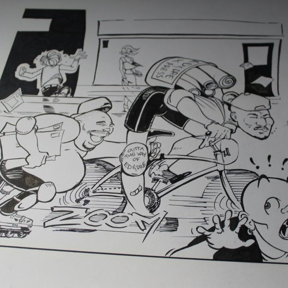 MTV Raps original art - Picture 1 of 3